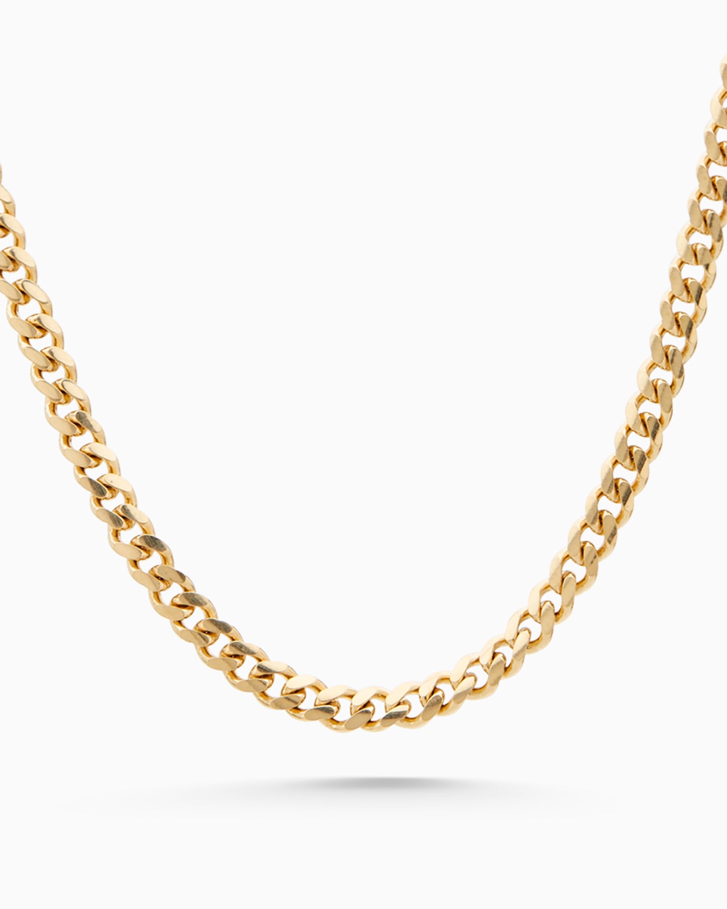 Gold Dipped Metal Chain Necklace (White Gold, Silver) – Salty Home
